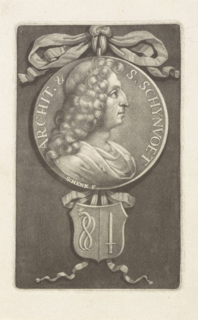 Pieter Schenk (I), Portret van Simon Schijnvoet, 1670-1713.